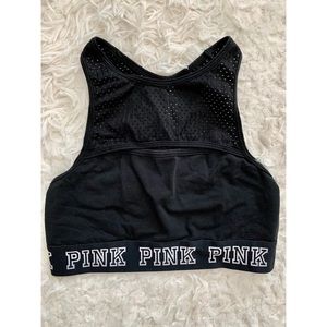 PINK Victoria’s Secret Jersey Sports Bra - Black